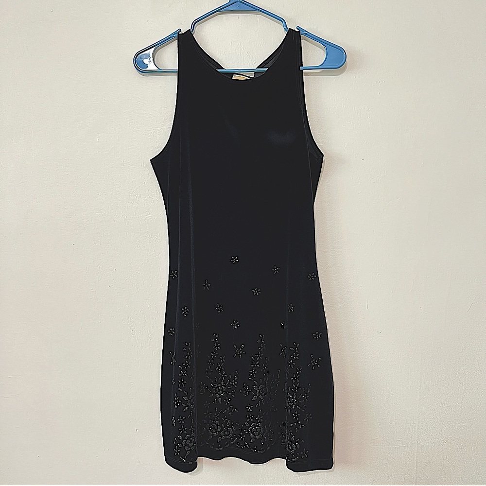 Vintage Forever 21 Velvet Mini Dress  Made in USA